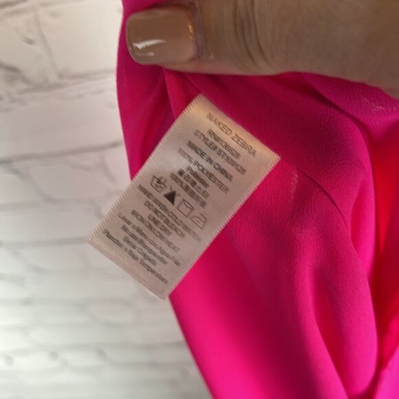 Naked Zebra Pink Cross Front Tank - Picture 7 of 7